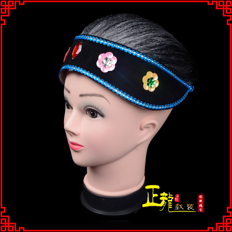 普兰老旦媒婆穷老太婆假发套 老旦头套