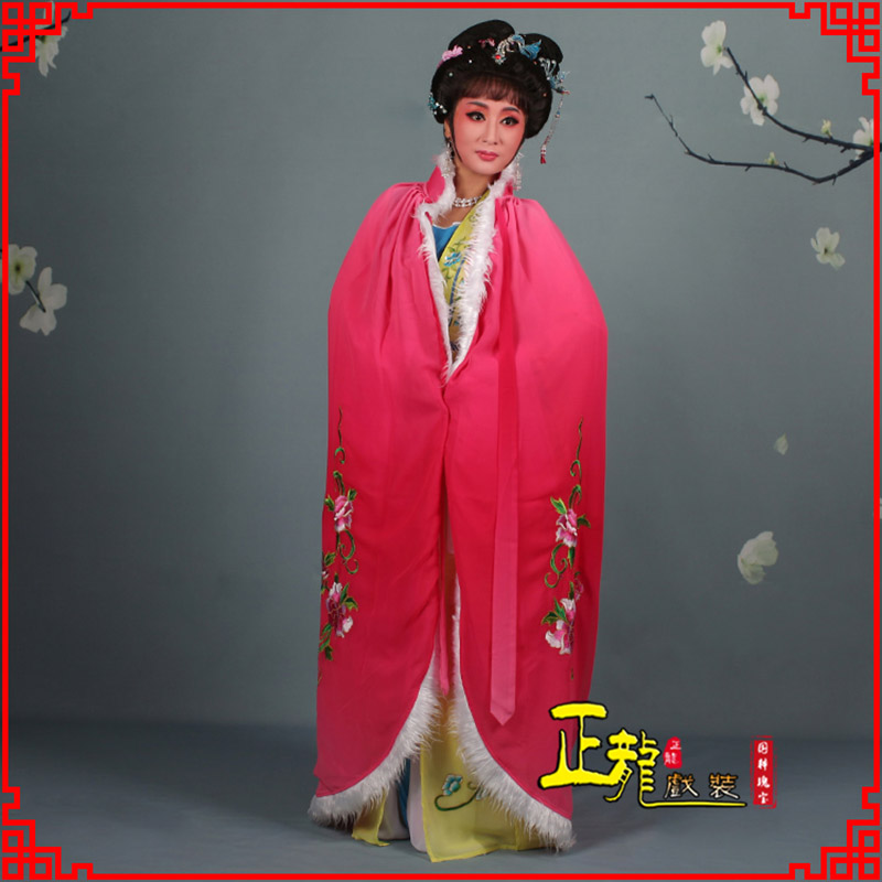 普兰小花旦绣花斗篷 花旦披风